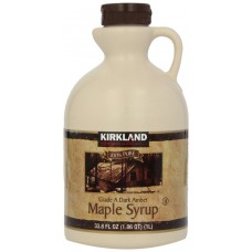 Kirkland Signature Canadian Maple Syrup - 1L - Grade A Dark Amber